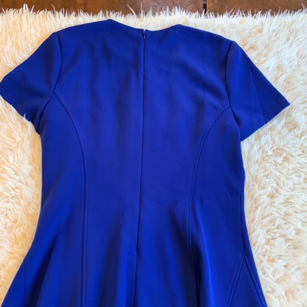 ❌SOLD❌Theory Modern Seamed Fit & Flare Shift Blue - Picture 4 of 8